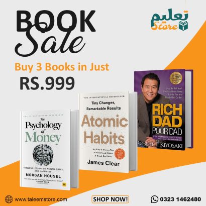 Pack of 3 books 999 Rs.