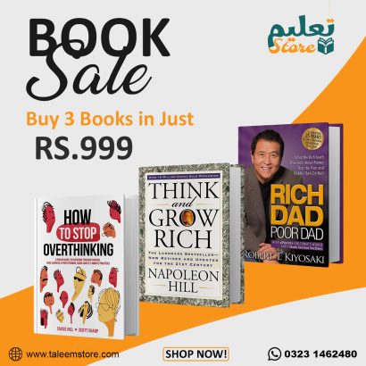 Pack of 3 books 999 Rs.