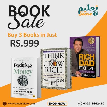 Pack of 3 books 999 Rs.