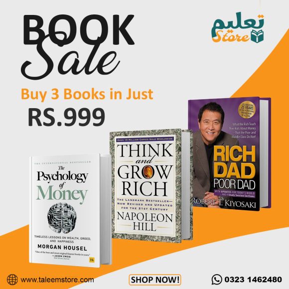 Pack of 3 books 999 Rs.