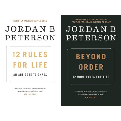 Jordan B. Peterson's Best Selling 2-Book Set (12 Rules for Life: an Antidote to Chaos & Beyond Order: 12 More Rules for Life)