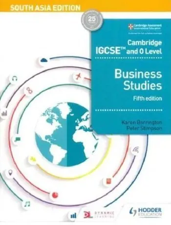 Cambridge IGCSE & O Level Business Studies 5th Edition South Asian ..Authors: Karen Borrington & Peter Stimpson