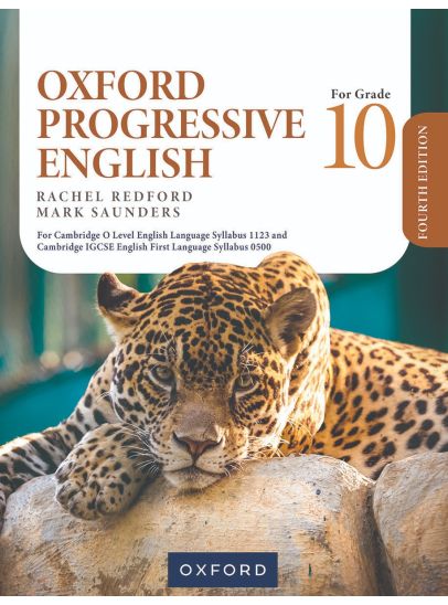 Oxford Progressive English Book 10  Author: Rachel Redford and Mark Saunders