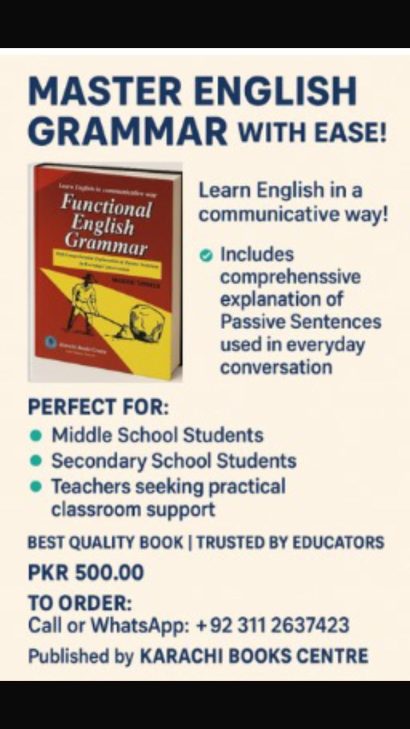 functional English grammar by Masood tanveer