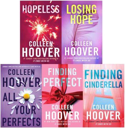 Hopeless Series By Colleen Hoover 5 Books Collection Set (Losing Hope, Finding Cinderella, Hopeless by Colleen Hoover  Finding Perfect ...
