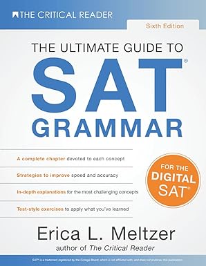Sixth Edition, The Ultimate Guide to SAT® Grammar by Erica L. Meltzer (Author)