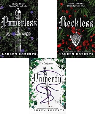 The Powerless Trilogy By Lauren Roberts 3 Books Collection (Powerless, Powerful and Reckless)