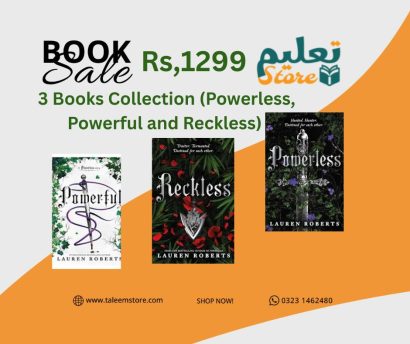 The Powerless Trilogy By Lauren Roberts 3 Books Collection (Powerless, Powerful and Reckless)