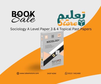 Sociology A Level Paper 3 & 4 Topical Past Papers By Editorial Board 9699