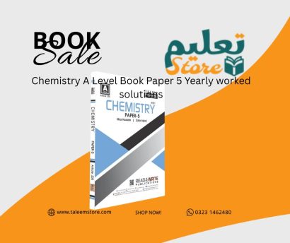 Chemistry A Level Book Paper 5 Yearly worked solutions 	9701