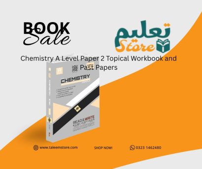 Chemistry A Level Paper 2 Topical Workbook and Past Papers 	9701