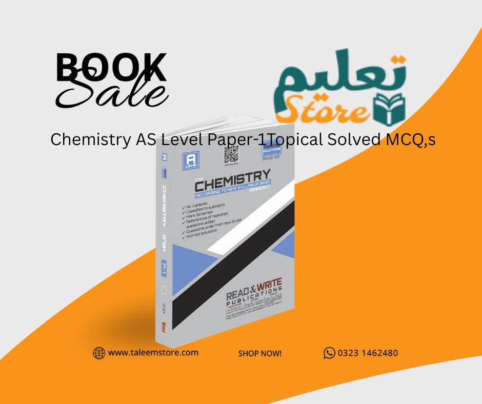 Chemistry AS Level Paper-1Topical Solved MCQ,s 9701