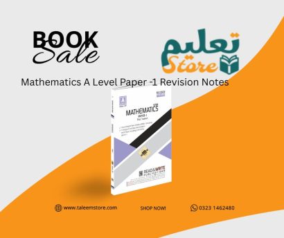 Mathematics A Level Paper -1 Revision Notes