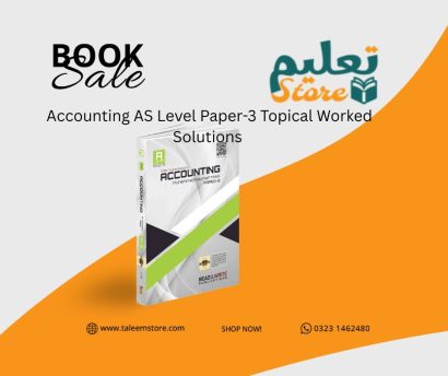 Accounting AS Level Paper-3 Topical Worked Solutions  9706