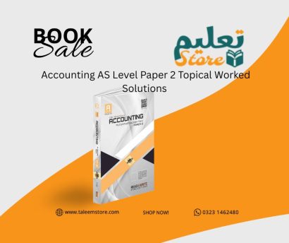 Accounting AS Level Paper 2 Topical Worked Solutions  	9706