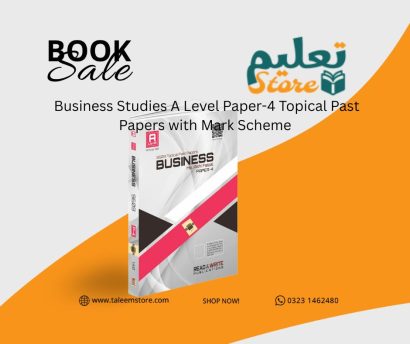 Business Studies A Level Paper-4 Topical Past Papers with Mark Scheme 9609