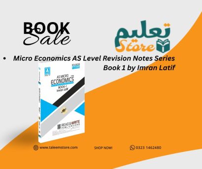 Micro Economics AS Level Revision Notes Series Book 1 by Imran Latif  9708