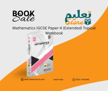 Mathematics IGCSE Paper-4 (Extended) Topical Workbook 	0580