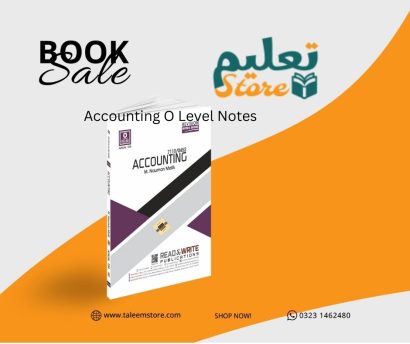 Accounting O Level Notes  7110/0452