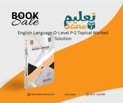 English Language O-Level P-2 Topical Worked Solution 1123