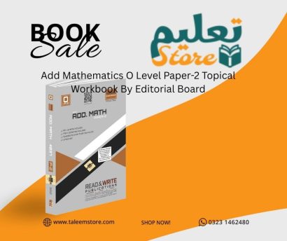 Add Mathematics O Level Paper-2 Topical Workbook By Editorial Board  4037