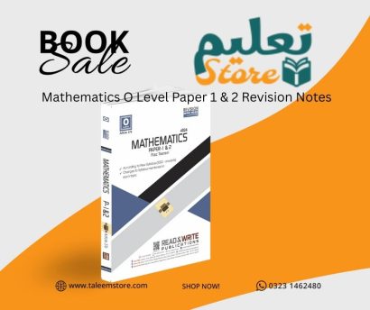 Mathematics O Level Paper 1 & 2 Revision Notes by Riaz Taunsvi 4024