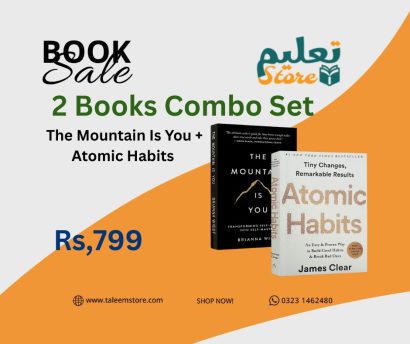 The Mountain Is You + Atomic Habits (2 Book Combo)