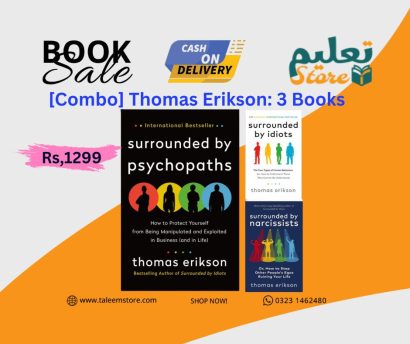 [Combo] Thomas Erikson: 3 Books **"Surrounded By Psychopaths"** **"Surrounded By Idiots"****"Surrounded by Narcissists"**