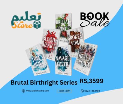 Brutal Birthright book series 6 books set by sophie lark [ brutal prince , stolen heir , savage lover , bloody heart broken vow , heavy crown]