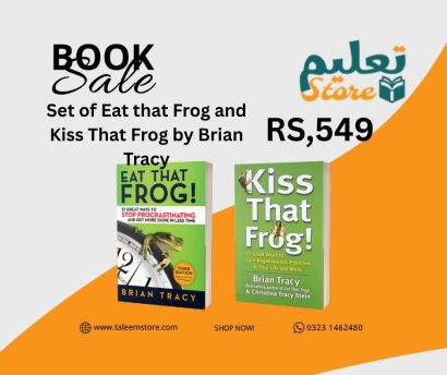 Set of Eat that Frog and Kiss That Frog by Brian Tracy