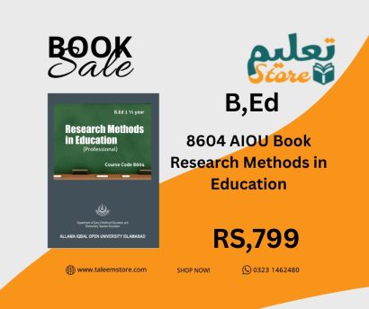 8604 AIOU Book Research Methods in Education