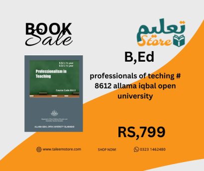 professionals of teching # 8612 allama iqbal open university