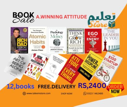A.WINNING ATTITUDE 12,books RS,2400 FREE.DELIVERY