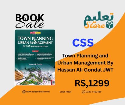 Town Planning and Urban Management By Hassan Ali Gondal JWT