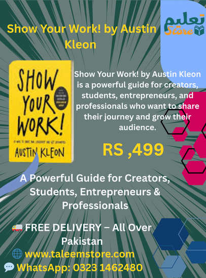 Show Your Work by Austin Kleon – Best Motivational Book for Creators