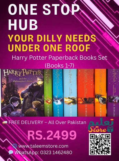 Harry Potter Books Set (Books 1-7) The Complete 7-Book Collection – Perfect for Fans of All Ages!