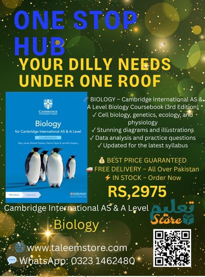 Cambridge International AS & A Level Biology Coursebooks (3rd Edition)
