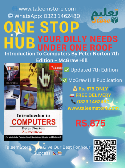 Introduction to Computers by Peter Norton – 7th Edition |  McGraw Hill | Rs.875