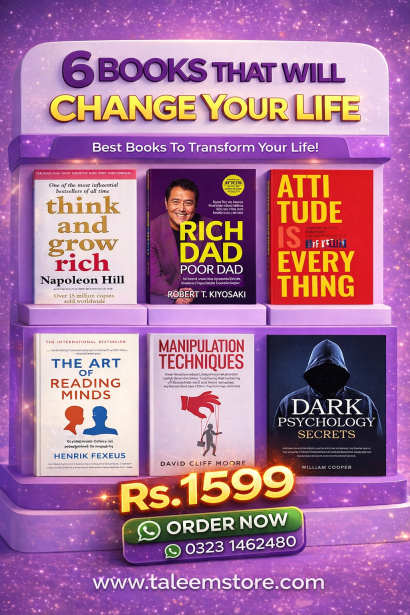 6 Books That Will Change Your Life – Best Self Help Bundle in Pakistan