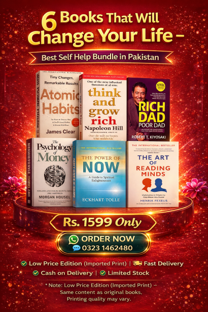 6 Books That Will Change Your Life – Self Help Bundle in Pakistan (Rs.1599)
