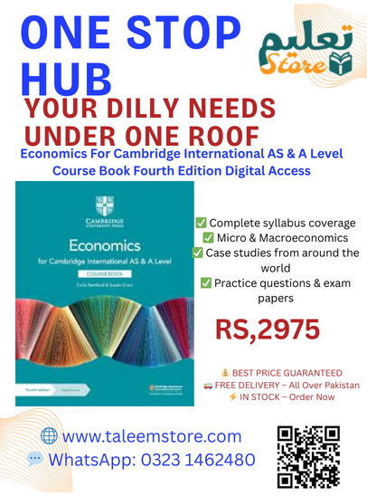 Economics for Cambridge International AS & A Level (Fourth Edition)